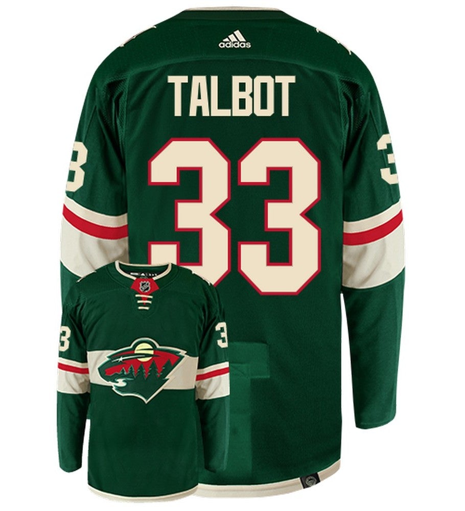 Cam Talbot Minnesota Wild Adidas Primegreen Authentic NHL Hockey Jersey
