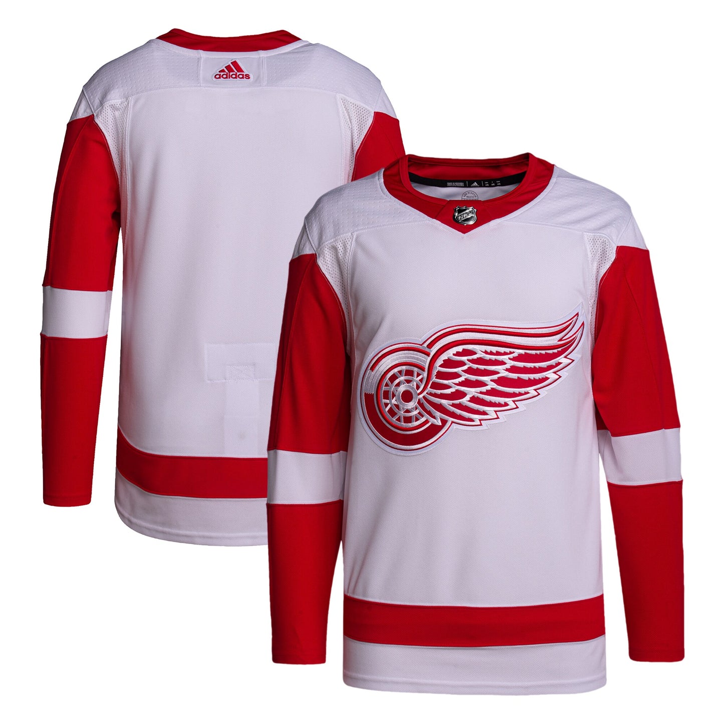 Detroit Red Wings adidas Away Primegreen Authentic Pro Jersey - White