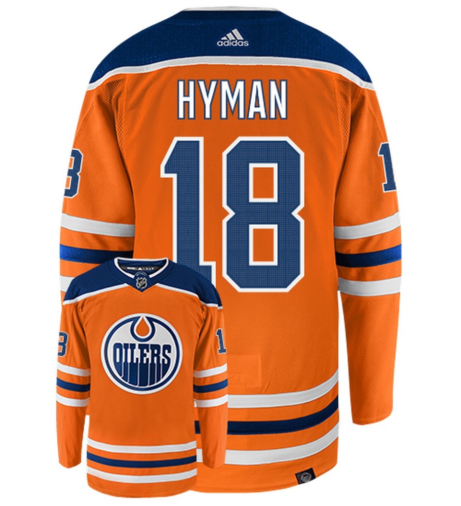 Zach Hyman Edmonton Oilers 2021 Adidas Primegreen Authentic NHL Hockey Jersey