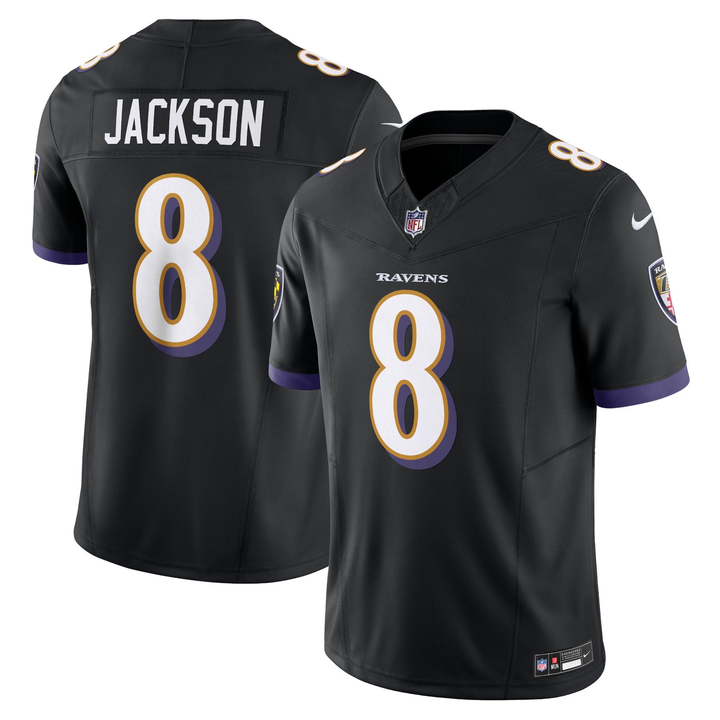 Lamar Jackson Baltimore Ravens Nike Vapor F.U.S.E. Limited Jersey - Black