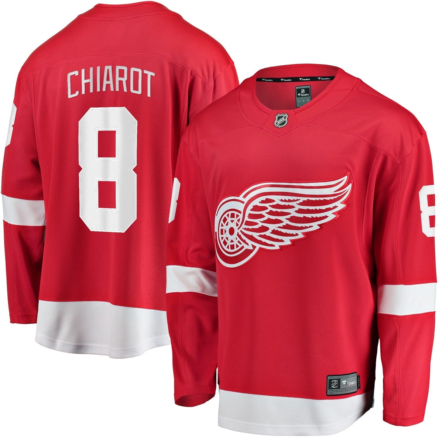 Men's Fanatics Branded Ben Chiarot Red Detroit Red Wings Home Breakaway Player Jersey