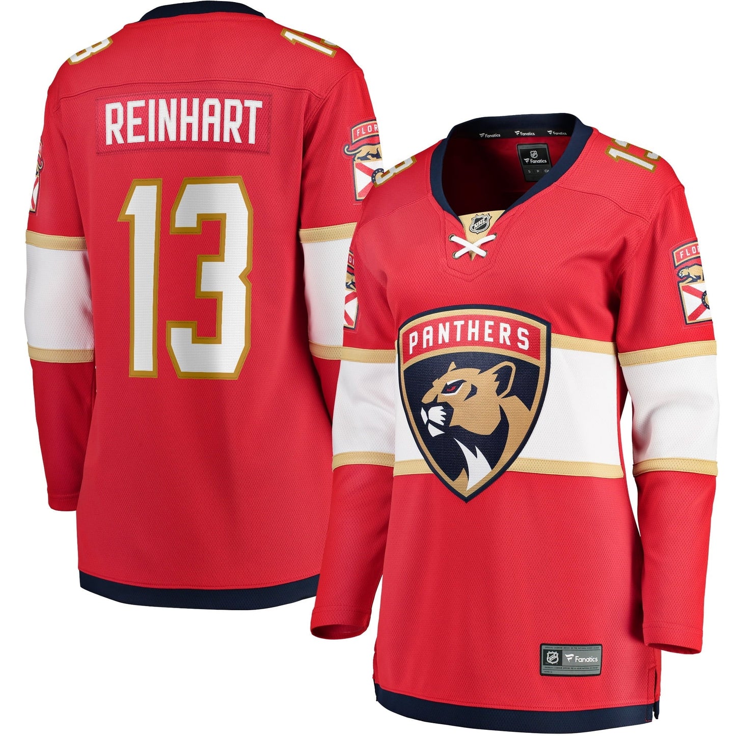 Women's Fanatics Branded Sam Reinhart Red Florida Panthers Breakaway Player Jersey