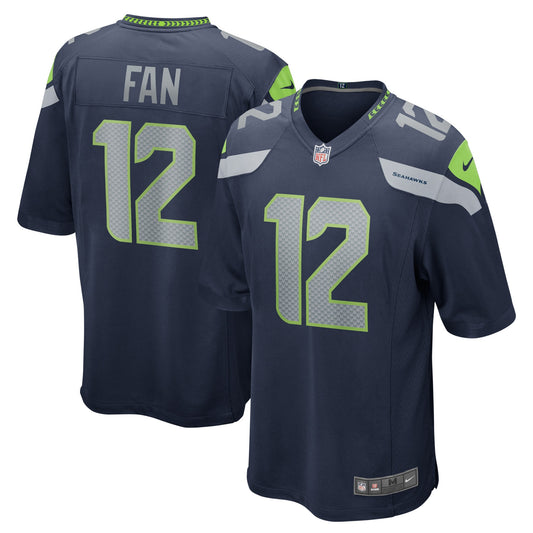 12s Seattle Seahawks Nike Game Jersey - College Navy