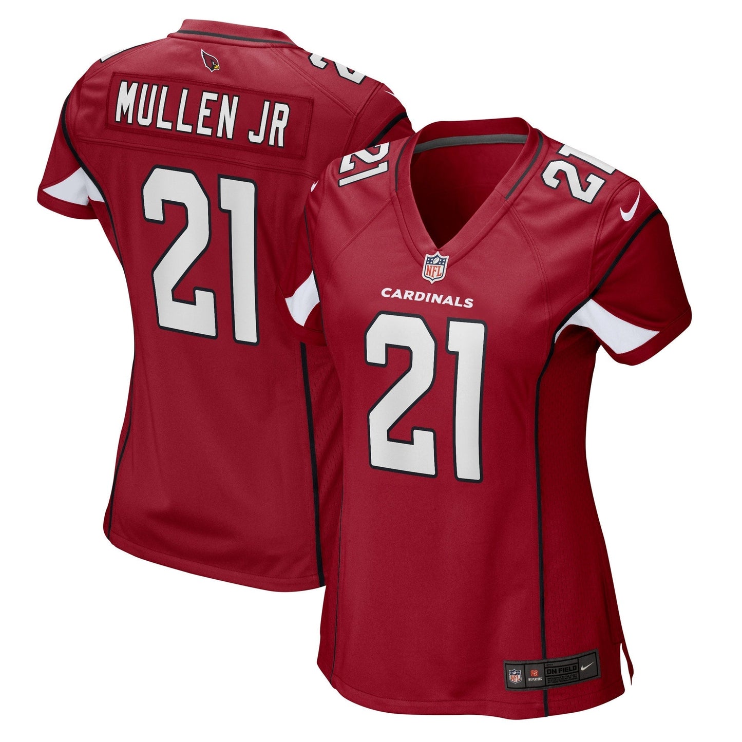 Women's Nike Trayvon Mullen Jr. Cardinal Arizona Cardinals Game Player Jersey