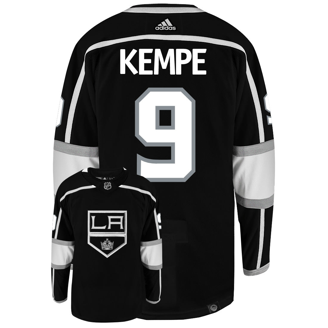 Adrian Kempe Los Angeles Kings Adidas Primegreen Authentic NHL Hockey Jersey