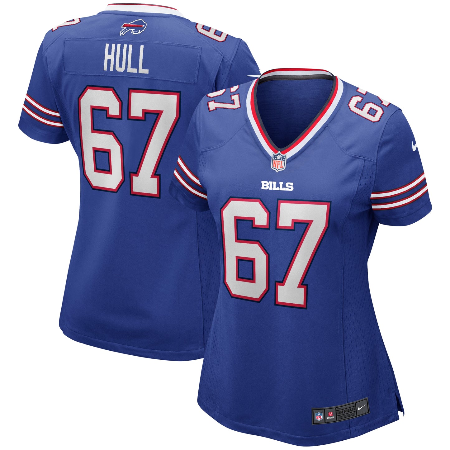 Kent Hull Buffalo Bills Nike Women's Game Retired Player Jersey - Royal