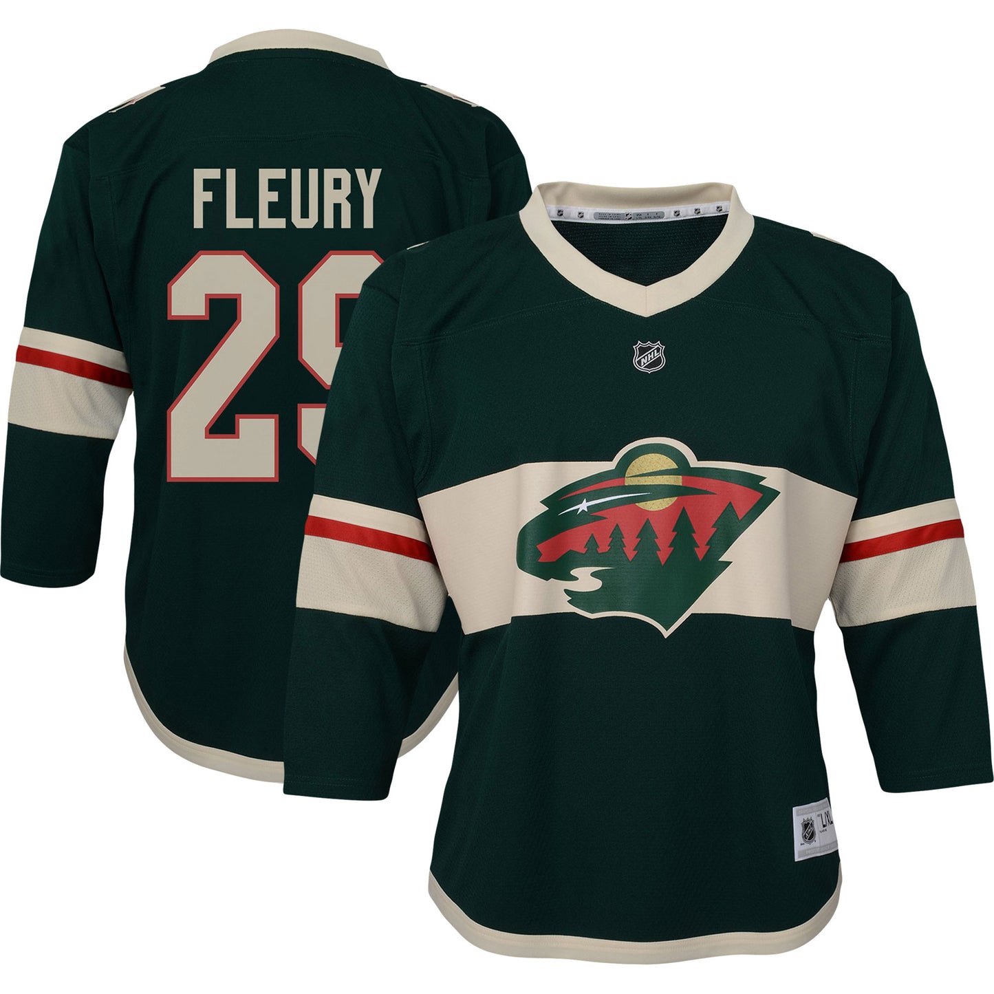 Marc-Andre Fleury Minnesota Wild Toddler Home Replica Player Jersey - Green